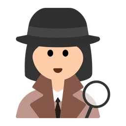 Woman Detective: Light Skin Tone — Toss Face