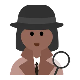 Woman Detective: Medium-Dark Skin Tone — Toss Face