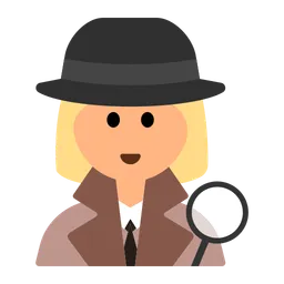Woman Detective: Medium-Light Skin Tone — Toss Face