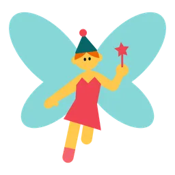 Woman Fairy — Toss Face