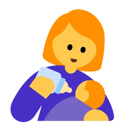 Woman Feeding Baby — Toss Face