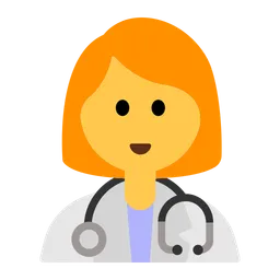 Woman Health Worker — Toss Face