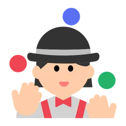 Woman Juggling: Light Skin Tone — Toss Face