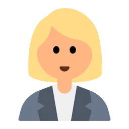Woman Office Worker: Medium-Light Skin Tone — Toss Face