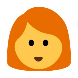 Woman: Red Hair — Toss Face