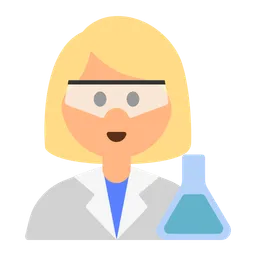 Woman Scientist: Medium-Light Skin Tone — Toss Face