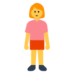 Woman Standing — Toss Face