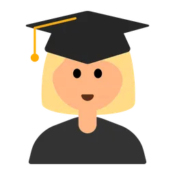 Woman Student: Medium-Light Skin Tone — Toss Face