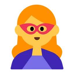 Woman Superhero — Toss Face