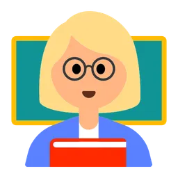 Woman Teacher: Medium-Light Skin Tone — Toss Face