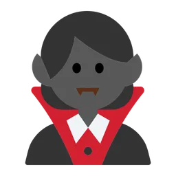 Woman Vampire: Medium-Dark Skin Tone — Toss Face
