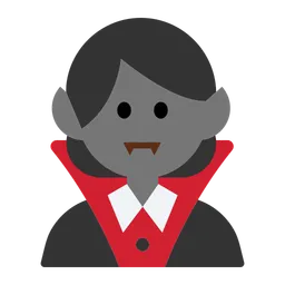 Woman Vampire: Medium Skin Tone — Toss Face