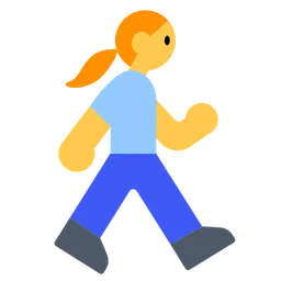 Woman Walking — Toss Face