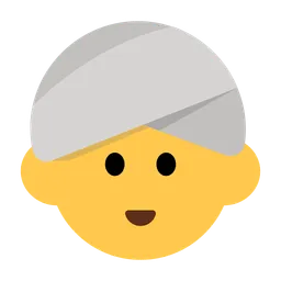 Woman Wearing Turban — Toss Face