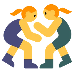 Women Wrestling — Toss Face