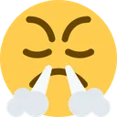 코에서 김이 나는 얼굴