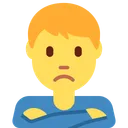 삐죽거리는 남자