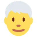 남자: 흰 머리