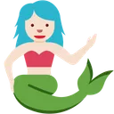 인어: 밝은 피부 톤