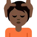 마사지를 받는 사람: 어두운 피부 톤