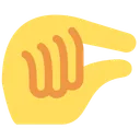 꼬집는 손