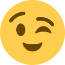 윙크하는 얼굴