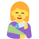 아기에게 젖을 먹이는 여성