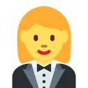 턱시도를 입은 여성