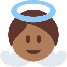 Baby Angel: Medium-Dark Skin Tone — Twitter