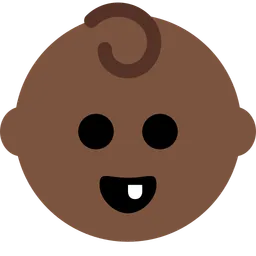 Baby: Dark Skin Tone — Twitter