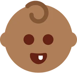 Baby: Medium-Dark Skin Tone — Twitter