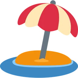 Beach with Umbrella — Twitter
