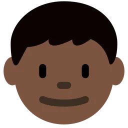Boy: Dark Skin Tone — Twitter