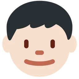 Boy: Light Skin Tone — Twitter