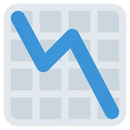 차트 감소 — Twitter