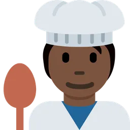 Cook: Dark Skin Tone — Twitter
