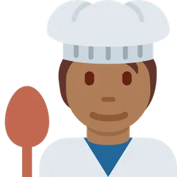 Cook: Medium-Dark Skin Tone — Twitter