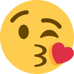 Face Throwing a Kiss — Twitter