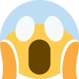 Face Screaming in Fear — Twitter