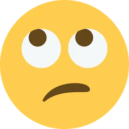Face with Rolling Eyes — Twitter