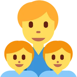 가족: 남자, 소년, 소년 — Twitter