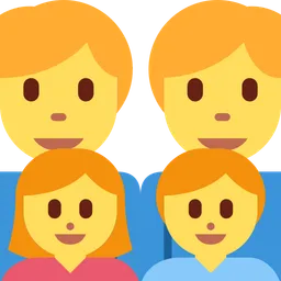 Family: Man, Man, Girl, Boy — Twitter
