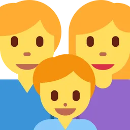 Family: Man, Woman, Boy — Twitter