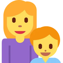 Family: Woman, Boy — Twitter