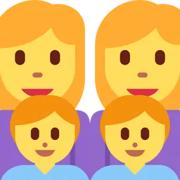 Family: Woman, Woman, Boy, Boy — Twitter