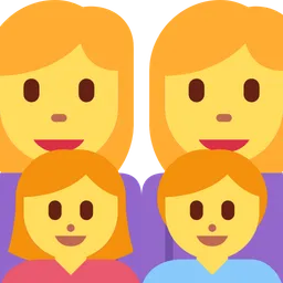 Family: Woman, Woman, Girl, Boy — Twitter