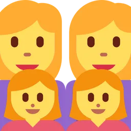 Family: Woman, Woman, Girl, Girl — Twitter