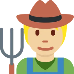 Farmer: Medium-Light Skin Tone — Twitter