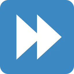 빨리 감기 버튼 — Twitter