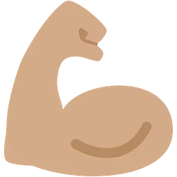 Flexed Biceps: Medium Skin Tone — Twitter